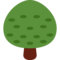 Deciduous Tree emoji on Twitter